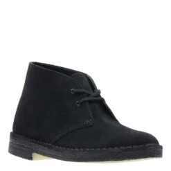 Clarks Women's Desert Boot In Black Suede -Shoe Discount Store cl 26155524 1346 2 1100x