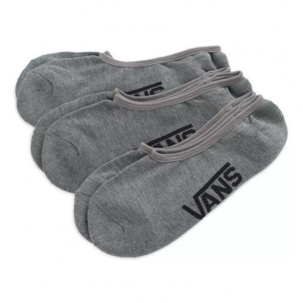 Vans Classic Super No Show Sock In Heather Grey (Large) 3 Vans Classic Super No Show Sock In Heather Grey (Large)