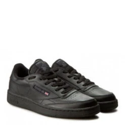 Reebok Women's Club C 85 In Black/Black -Shoe Discount Store r b rb ar0454 1052 2 752eb491 0b67 447b b366 09dc40346af9 1100x