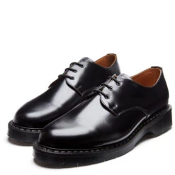 Solovair Gibson Shoe In Black Hi-Shine -Shoe Discount Store s3995bkg 100 3 1100x