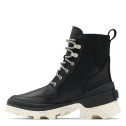 Sorel Women's Brex Lace Bootie In Black/Chalk -Shoe Discount Store so 1951211010 2061 3 1100x