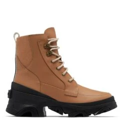 Sorel Women's Brex Lace Bootie In Tawny Buff/Natural