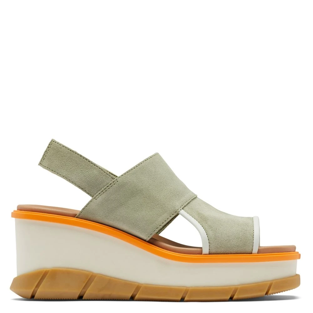 Sorel Women's Joanie III Slingback Wedge Sandal In Safari/Gum 16 3 Sorel Women's Joanie III Slingback Wedge Sandal In Safari/Gum 16