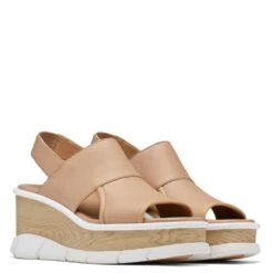 Sorel Women's Joanie III Slingback Wedge Sandal In Honest Beige/White -Shoe Discount Store so 1999431246 2128 2 1100x