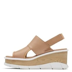 Sorel Women's Joanie III Slingback Wedge Sandal In Honest Beige/White -Shoe Discount Store so 1999431246 2128 3 1100x