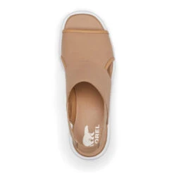 Sorel Women's Joanie III Slingback Wedge Sandal In Honest Beige/White -Shoe Discount Store so 1999431246 2128 4 1100x