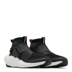 Sorel Women's Explorer Defy Mid In Black/Sea Salt -Shoe Discount Store so 2008961010 2092 2 1100x