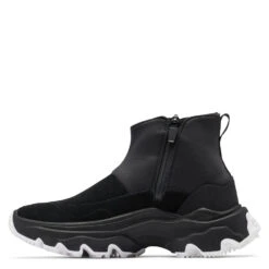 Sorel Women's Kinetic Breakthru Acadia Boot In Black/White -Shoe Discount Store so 2019661010 2124 3 1100x