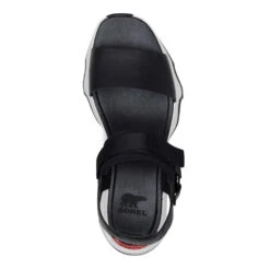 Sorel Women's Kinetic Y-Strap High Sandal In Black/White -Shoe Discount Store so 2030461010 2129 4 1100x