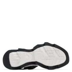 Sorel Women's Kinetic Y-Strap High Sandal In Black/White -Shoe Discount Store so 2030461010 2129 5 1100x