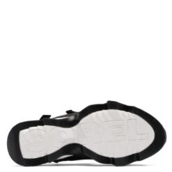 Sorel Women's Kinetic Impact II Sling Low Sandal In Black/Sea Salt -Shoe Discount Store so 2039991010 2133 5 1100x