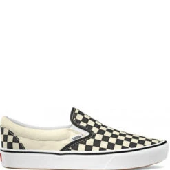 Vans ComfyCush Slip-On In Checkerboard/White