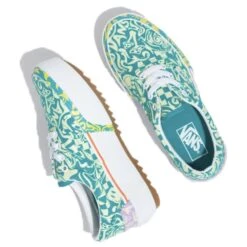 Vans Women's Era Stacked In Wavy Daze Tile Blue -Shoe Discount Store vn 0a4btoce5 4250 3 1100x