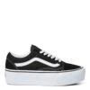 Vans Women's Old Skool Stackform In Suede/Canvas Black/True White -Shoe Discount Store vn 0a7q5m6bt 4230 1 1100x